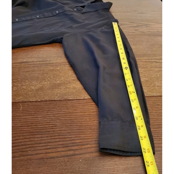 Bachrach Fine Dress Shirt Mens Black Size M Korea Made Chest Pocket + Pen Pocket - Picture 4 of 10